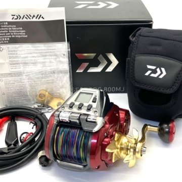 仙21 Daiwa SEABORG 800MJ 電動リール ダイワ シーボーグ コード ケース 取説 元箱付き 釣り具 フィッシング