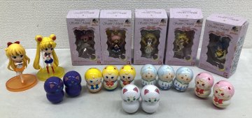 ジャンク品　美少女戦士セーラームーン　Twinkie Doll 5種　ミニチュアフィギュア/おきあがりこぼし　詰め合わせ　月野うさぎ　他　A090406