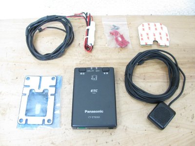 [113754-]パナソニック ETCユニット ETC車載器 CY-ET926D 新セキュリティ対応 12V/24V対応 アンテナ受信確認済 普通車登録 動作良好1円～