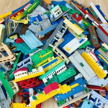 AI53966 まとめ TOMY プラレール 線路 レール 情景パーツ 約10.5kg