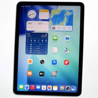 Apple iPad Air 11インチ (M3) (2025年春モデル) パープル 128GB 3N673J/A Wi-Fiモデル iOS26.6.2 バッテリー最大容量92％ 充放電回数159回