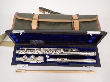 希少 MATEKI モデル 03 イチョウ マテキ フルート 925 管体銀製 ハードケース/ソフトキャリーケース付 ∬ 76ABD-1