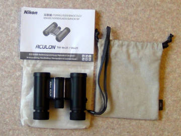 Nikon 双眼鏡 ACULON T01 10&times;21 ブラック 取説 NIKON製袋付き