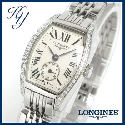1円～ 3ヶ月保証付き 美品 本物 定番 人気 LONGINES ロンジン エヴィデンツァ L2.175.0 ダイヤモンド レディース 時計