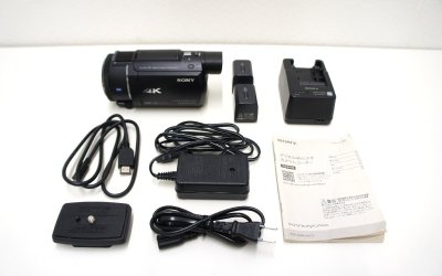 ソニー SONY HANDYCAM FDR-AX55 デジタル 4K ビデオカメラ 中古 LL9-003◎