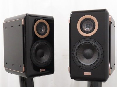 ■□【希少・全国発送可】TAD TAD-ME1-80 Micro Evolution One スピーカーペア 創業80周年記念モデル 専用スタンド付 タッド■035228002-4