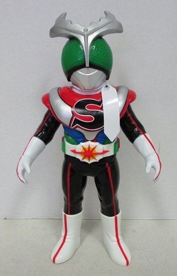■【現状渡し・ヘッダー等欠品】東映レトロソフビコレクション　仮面ライダーストロンガー（チャージアップVer.）　メディコム・トイ