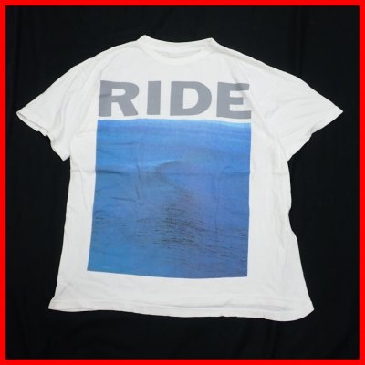 ★RIDE/ライド NOWHERE 半袖Tシャツ メンズL～LL相当/オフホワイト/クルーネック/バンドT&2212900146
