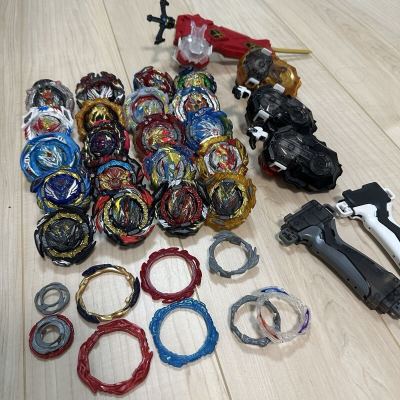 1円スタート　ベイブレードバースト　DBシリーズ20個セット 進化ギア全種付属　ランチャー付き　当時品 タカラトミー BEYBLADE ①