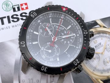CI1100467　△ 1円～! TISSOT ティソ クロノグラフ T067417A クォーツ メンズ 腕時計 シルバー系 3針 デイト フェイスのみ 中古