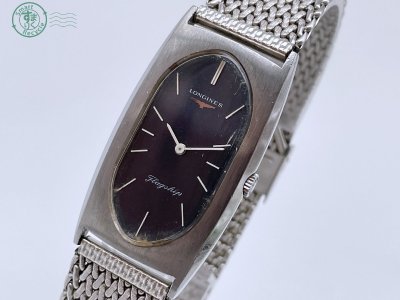 CI1403522　△ 1円～! LONGINES ロンジン Flagship フラッグシップ 8509 手巻き メンズ 腕時計 シルバー系 ネイビー文字盤 稼働 中古