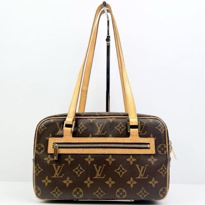 1円 ルイヴィトン ◆極美品◆ LOUIS VUITTON シテMM モノグラム ショルダーバッグ トートバッグ M51182 ブラウン レザー 未使用級 Kana