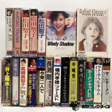 【カセットテープ】まとめて20点 松田聖子 小泉今日子 高橋真梨子 井上陽水など 邦楽多め ※ジャケットカット・記入あり●