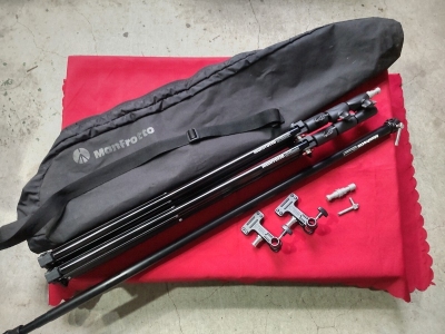 【中古品】Manfrotto マンフロット ライトスタンド 1052JBAC スタンド２本 /272B （管W70‐2609）