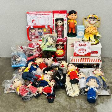 ペコちゃん グッズ その他 レトロ 関連 約103点 まとめ セット / 大量 人形 ポコちゃん ぬいぐるみ キーホルダー ナショナル 坊や 