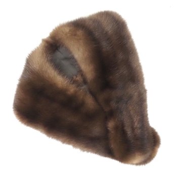 高級毛皮【 ￥1000～ / BIG / ４用サイズ 】 美品 ◆ ロシアンセーブル ◆ 大き目 マフラー ショール ストール ◆ ナチュラル色 ◆0903