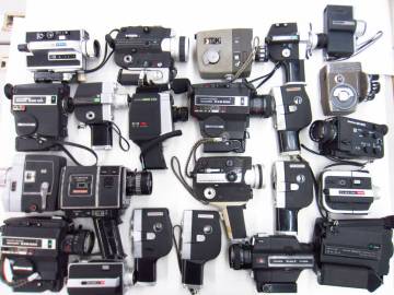 (7370K)ジャンク8mm CHINON ELMO ZOOM Single-8 8S-30T AUTO-EYE FUJICA Single-8 P1 SOUND ZXM500 Sankyo EM-60XL等まとめてセット23点 