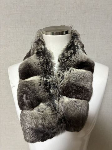 ■チンチラ■ティペット■10cmｘ66cm■
