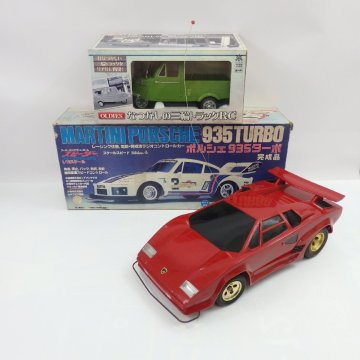 1円【ジャンク】ラジコン3台セット/GA-ダイシン ラジコン ポルシェ935ターボ 他/25