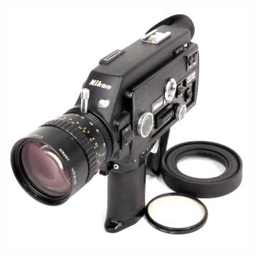 1円 Nikon R10 SUPER ニコン 8mm フィルムカメラ 光学機器 通電確認済み ジャンク L142045