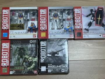 ロボット魂　機動戦士ガンダム　5種セット（未開封）