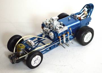 1/24スロットカー　ドラッグスター　ホットロッグ
