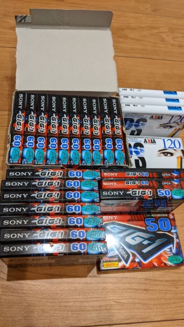 SONY AXIA カセットテープ ノーマル 未使用 25本のセット