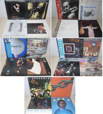 LP・FUSION, JAZZ, CROSSOVER 20セット・DAVE BURRELL, GEORGE BENSON, リチャードティー他・輸入盤、帯付含む/10-23
