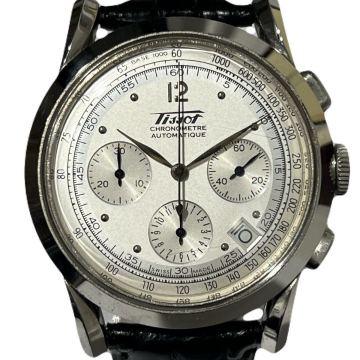 △sk-318 TISSOT Heritage 150 Chronograph ティソ ヘリテージ T66.1.722.31 限定 創業150周年記念モデル 自動巻き 稼働品 S746-4