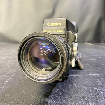 【 J 】14552 Canon 814XL ELECTORONIC シネマカメラ/ZOOM LENS C-8 7.5-60mm 1:1.4 MACRO シネマレンズ キャノン 3336983