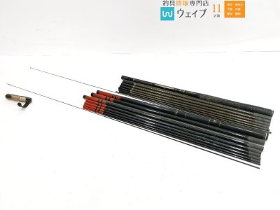 がまかつ がま渓流 マルチフレックス 粋我 硬調 500 450-400、NFT パワーループ アドバンス 渓峰 中硬調 44 計2点セット