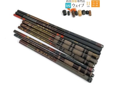 ダイワ 華厳 中硬 45・朝霧 中硬 45、アルファタックル 渓流 小継 中硬 360、スズミ 別誂 渓流 中硬 540 他 渓流竿 9本 ※注あり