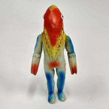 A10【1円〜スタート！説明必読 直接引取無】ウルトラセブン 人気宇宙人 メトロン星人 ヴィンテージ 当時物 ソフビ人形 フィギュア