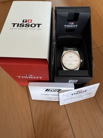 TISSOT PRX パワーマティック80 自動巻き メンズ腕時計 箱・保証書付