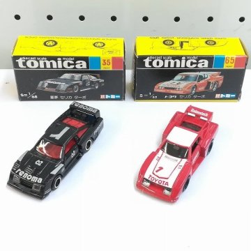[日本製] トミカ 黒箱 35 童夢 セリカ ターボ 65 トヨタ セリカ ターボ | ミニカー H mP605a