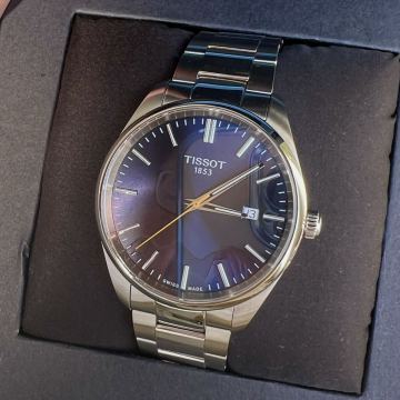 【美しい文字盤】TISSOTティソ PR100 ユングフラウ Jungfrau BLUE 40mm T150.410.11.041.02 メンズ ブルー 