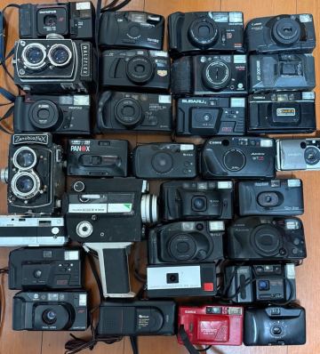 現状品　フィルムカメラ　まとめ　30台　大量処分 PENTAX OLYMPUS Canon コンパクトフィルムカメラ