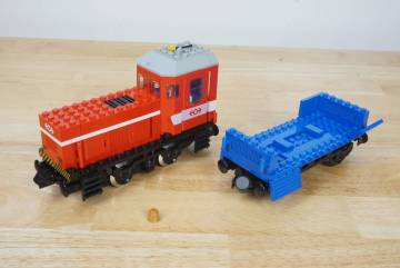 LEGO CITY 4563 貨物列車セット 車両2両のみ 欠品あり 現状 動作未確認 レゴ Load and Haul Railroad
