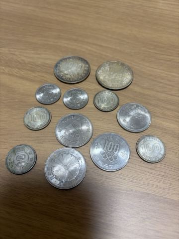 1000円銀貨　昭和39年 東京オリンピック　100円　500円　記念硬貨　総額面2800円