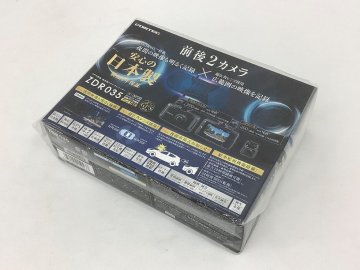 COMTEC GPS搭載高性能ドライブレコーダー/前後2カメラ/日本製 ZDR035 未開封/箱凹み有 ACB 未使用品