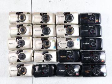00820 20点まとめ OLYMPUS オリンパス &mu; [mju:] ミュー ZOOM 105 70 115 他 コンパクトカメラ まとめ まとめて 大量セット 送料1500円