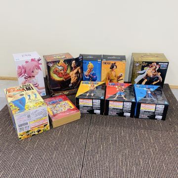 ＊【未開封品】ONEPIECE ワンピース magazine FIGURE ルフィ エース サボ 一番くじ ラストワン賞 C賞 ジグソーパズル ナミ 鹿目まどか など