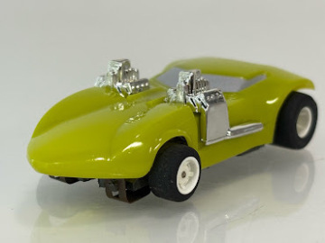使用品 TYCO タイコ ホットウィール HOスケールスロットカー イエローツインミル 本体のみ 可動品 1990年代
