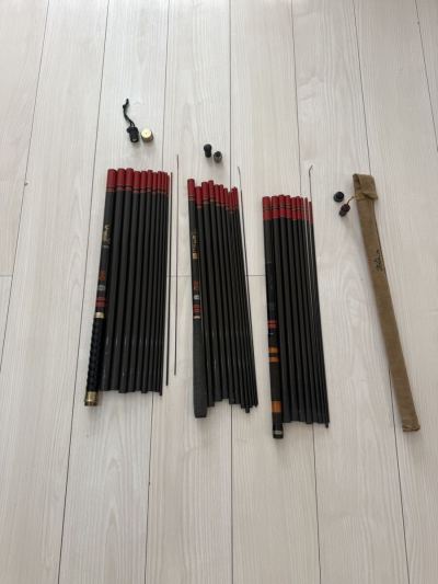 がまかつ テンカラ 3本セット 短溪流竿