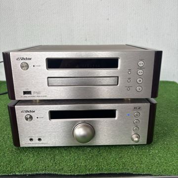 f483 Victor　RX-A300 XV-A300 コンポ　音出確認済み　現状品　送:120