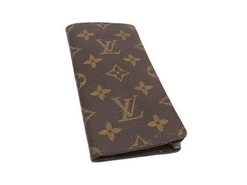 1円 ■美品■ LOUIS VUITTON ルイヴィトン M62962 モノグラム エテュイ リュネット サーンプル メガネケース 眼鏡入れ ブラウン系 BW0170