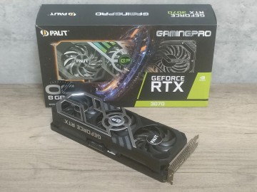 NVIDIA Palit GeForce RTX3070 8GB GAMING PRO OC 【グラフィックボード】