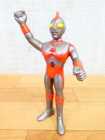 (S)◎当時もの ポピー ウルトラヒーロー キングザウルスシリーズ ソフビ人形 ウルトラマン80 約18cm 汚れあり 円谷特撮ヒーロー ＠60(9)