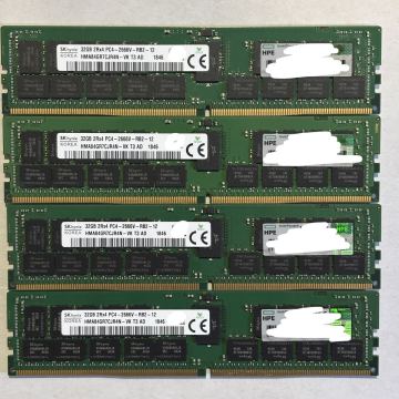 SKhynix PC4-2666V-RB2-12 32GB&times;4 128GB DDR4 RDIMM ECC HPE メモリ 4枚セット 