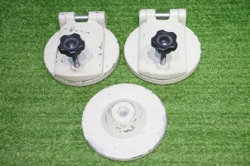 [SK][J6202180] 高橋製作所 タカハシ 三脚アジャスター(大) 2個 三脚フラットナー(大) 1個セット 天体望遠鏡